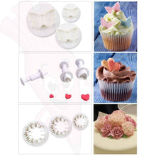 33Pcs/set Sugarcraft Cake Decorating Mold Fondant Plunger Cutters Tools Eco-Friendly Cookie Biscuit Baking Accessories
