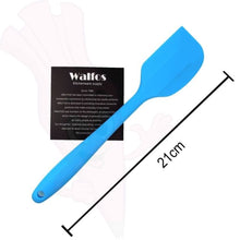Food Grade Non Stick Silicone Cooking Spatula Set Walfos Blue 21Cm