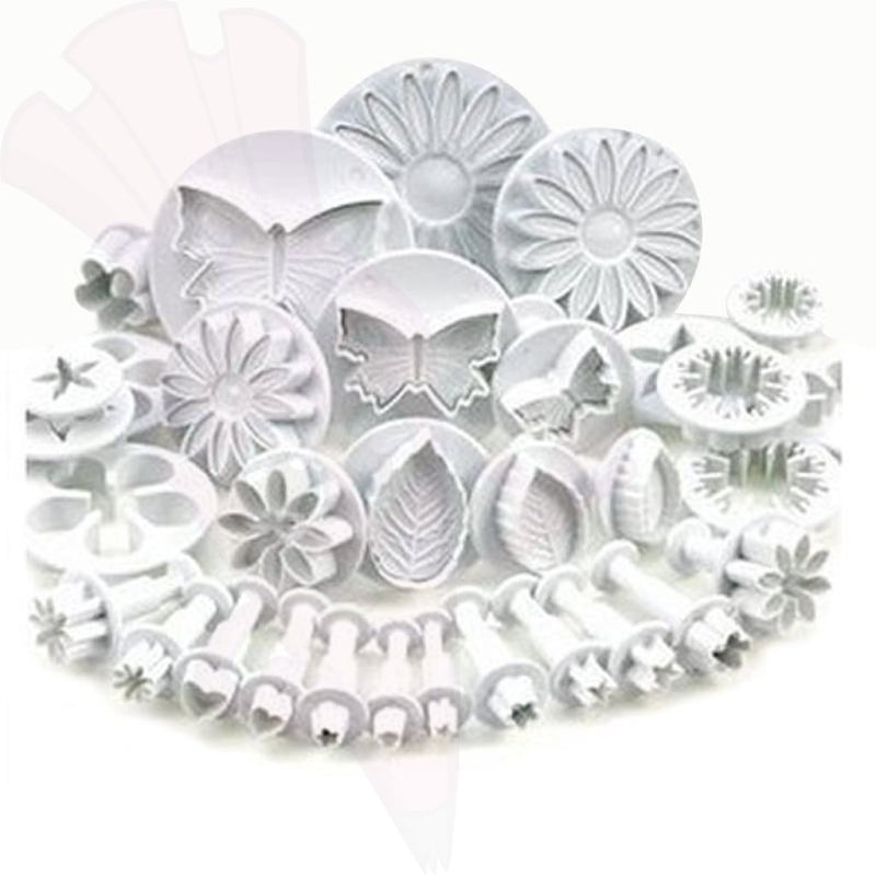 33Pcs set Sugarcraft Cake Decorating Mold Fondant Plunger Cutters Cake Decoration Set DecorationSet