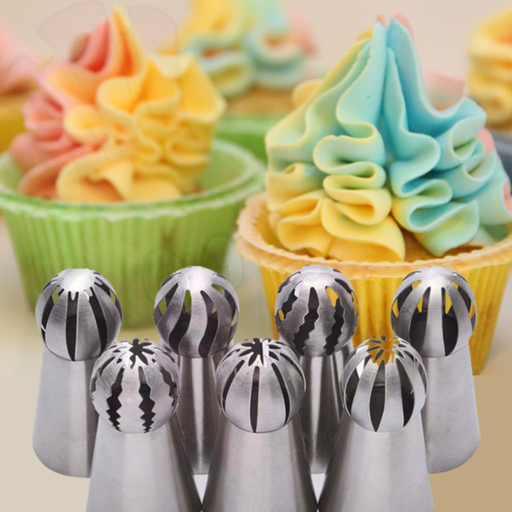 Tips Cake Gemlon Russian Piping Tips Russian Nozzle Russian Ball