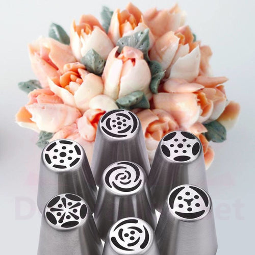 Russian Piping Tips /russian Tulip Nozzles /cake Icing Set